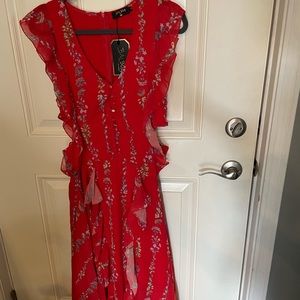 Peek-a-boo Floral Dress